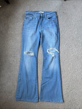 Levi's 726 Flare Ripped Jeans size 29
